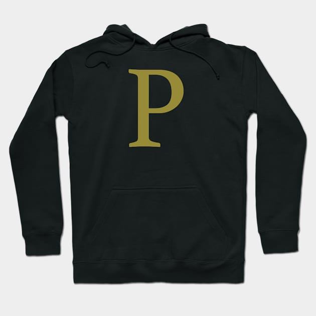 P letter Hoodie by harrypottervids